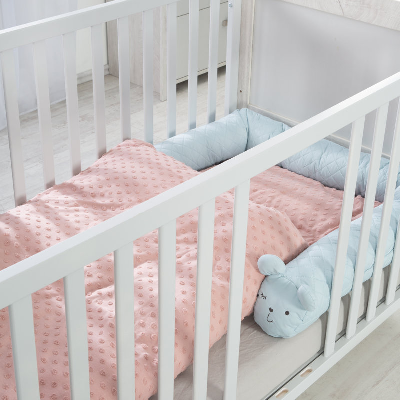Mila Cot Bed 3-Piece Nursery Furniture Set