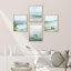 «Tropical Ocean Beach Seascape Horizon», impression sur papier 4 pièces-97782512-97782517