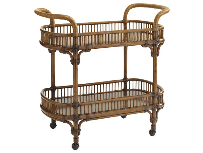 Bali Hai Veranda Bar Cart