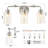 3-Light Vanity Light with Adjustable Pivot Joint