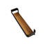 Clet Wall Mount Stainless Steel Teak Wood Rectangular Bathroom Shelf-1591761590