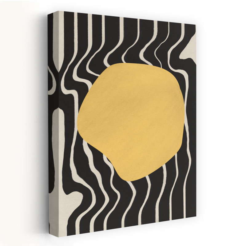 Contemporary Art Abstract Contemporary Geometric Architecture Art by Little Dean - Wrapped Canvas Print