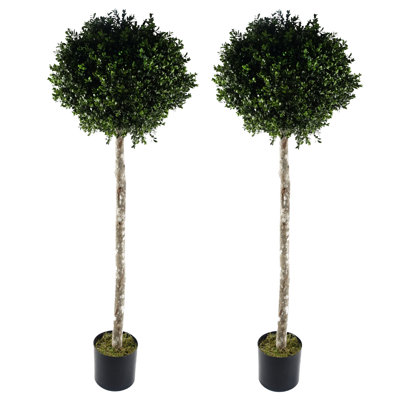 Annistyn 140cm Faux Topiary Tree in Pot