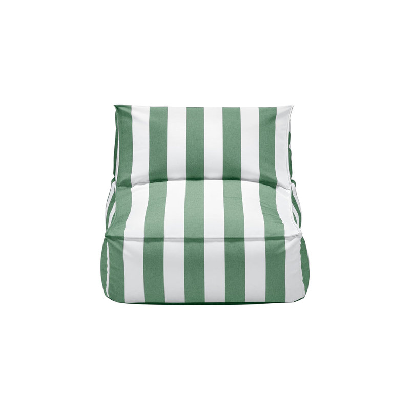 Chaise d'extérieur STAY Cabana Stripes, Rayures vert canard