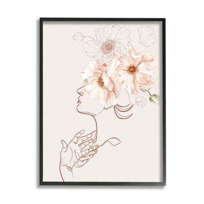 «Simple Simple Botanical Motif» par Ros Ruseva - impression