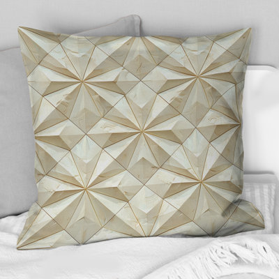 Coussin beige moderne Modern Star II - Modern