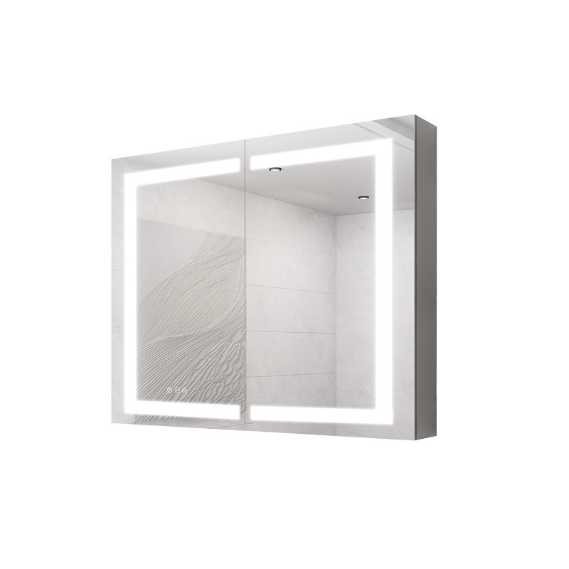 Armoire à pharmacie 36 po x 30 po avec miroir de coiffeuse à DEL