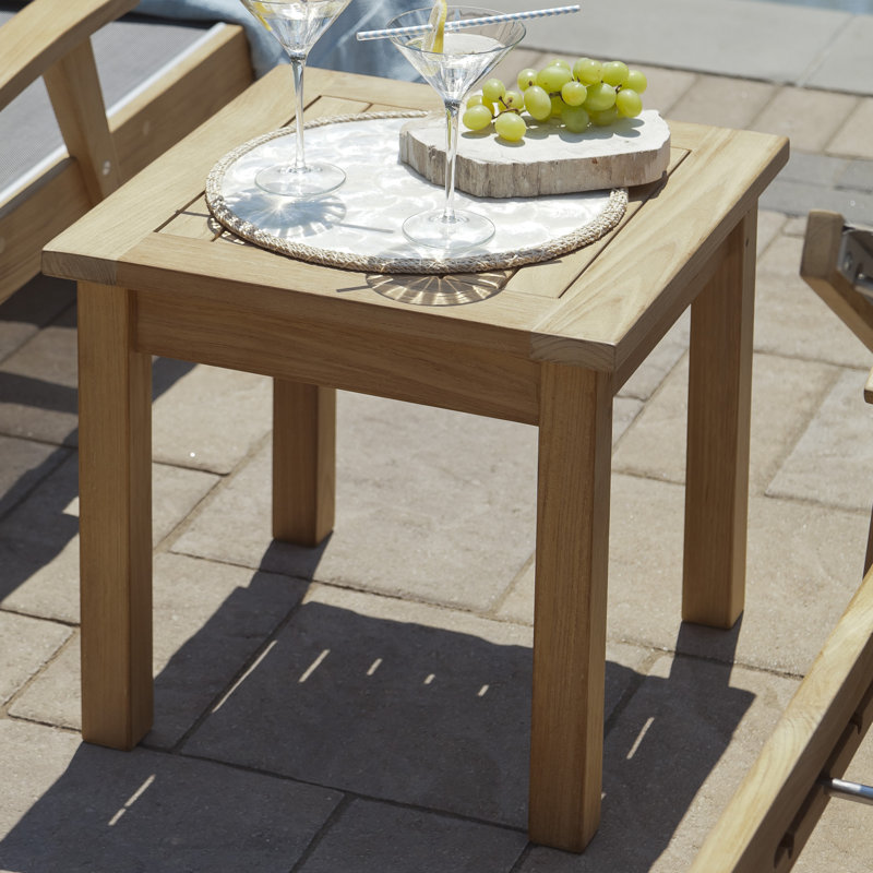 Essential Outdoor Square Teak Side Table