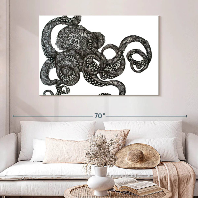 Brampt Barnacle Octopus, 32" H x 48" W