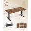 Adjustable Height Steel Standing Desk with Built-In Electrical Outlet-1837052706-1837052707