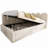 Velvet Upholstered Daybed Bed With Storage-1413693657