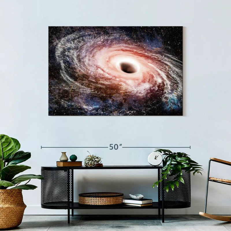Oberle Into The Black Hole, 30" H x 45" W
