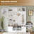 Versatile 3-in-1 Hall Tree with 6 Hooks, Farmhouse Walnut Storage Bench with Adjustable Shelves, 55"W Modern Entryway Coat Rack with Multiple Storage Space for Mudroom, Living Room-336712805