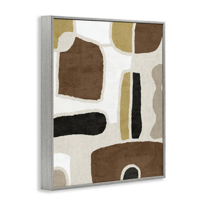 Estampe numérique Earthy Organic Shapes, design par Amber Sterling