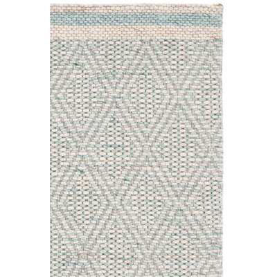Tapis bleu / ivoire Marbella 576