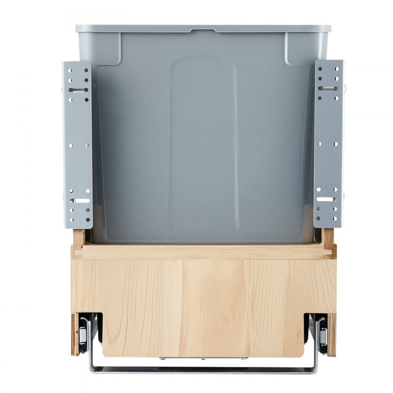 Double poubelle rétractable 35QTx2