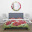 Blossoming Poppies In The Morning III - Ensemble de housse de couette traditionnel - Microfibre de polyester-66392487