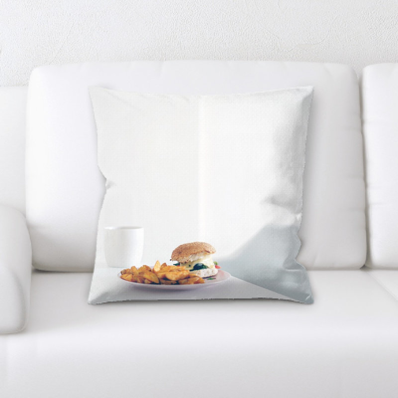 Minimalism Microsuede Reversible Throw Pillow