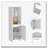 Forester 1-Shelf Pantry Cabinet White