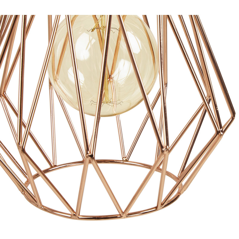 Dutton 1 - Light Geometric Pendant, Copper
