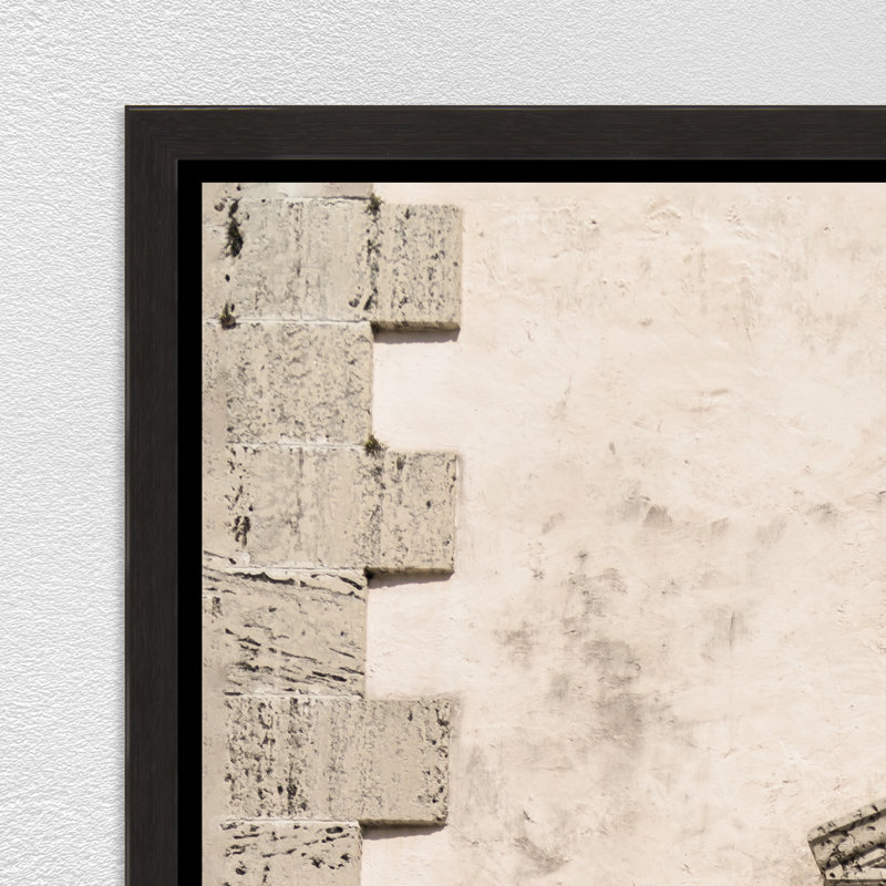 «Cactus Window» par Adam Mowery - Photographie à cadre flottant sur toile, H 46,75 po x l 31,75 po, Image au gel brossé