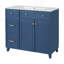 Meuble-lavabo 36 po avec lavabo en céramique-97857644