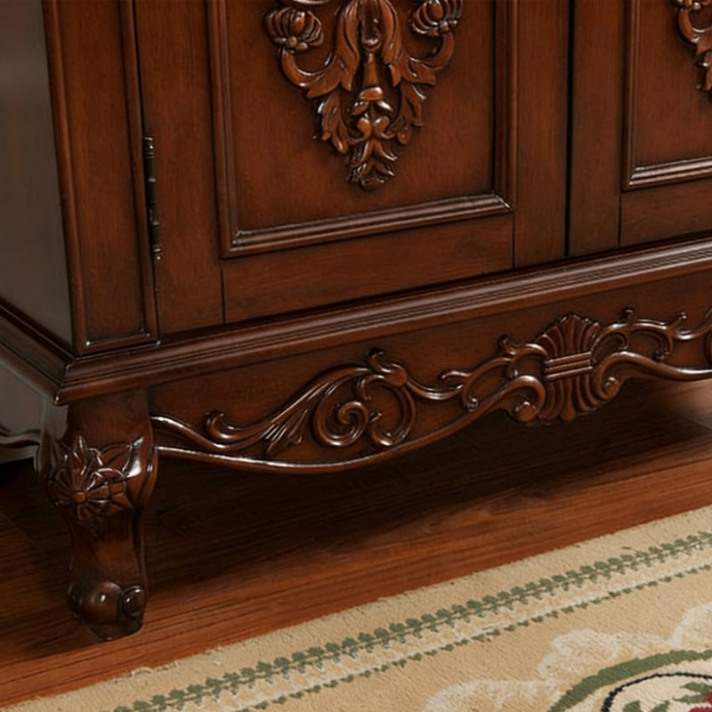 Banc de rangement en bois manufacturé noyer massif