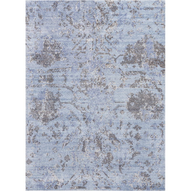 Sacco Rayon Abstract Indoor Rug, Rectangle 5'6" x 7'6"