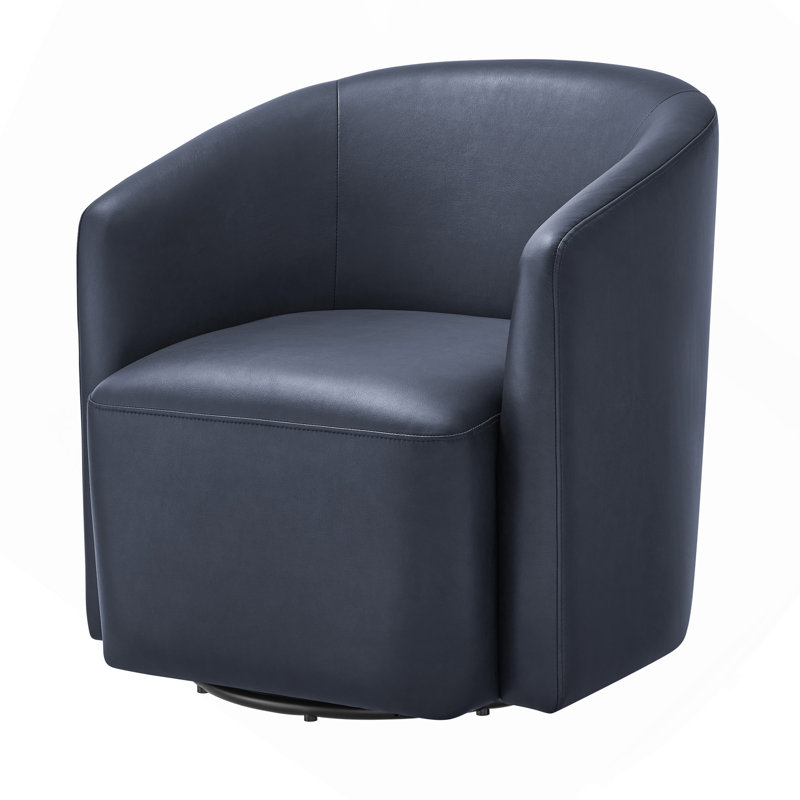 Fauteuil demi-tonneau pivotant Midnight Blue, Marine 