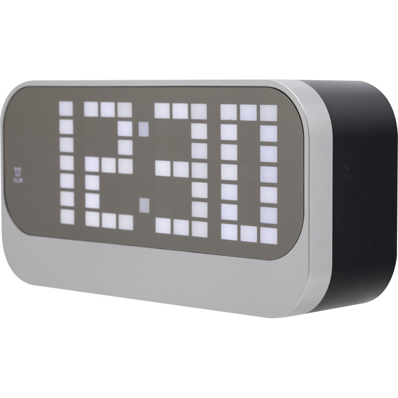 Digital Tabletop Clock with Alarm, Red