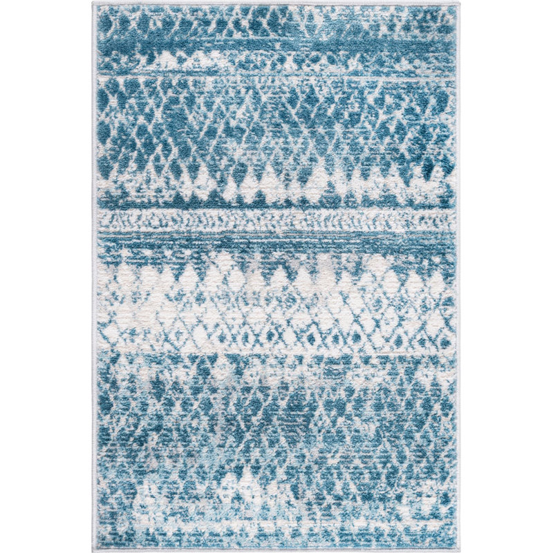 Geometric Indoor Rug, Rectangle 2'2" x 3'1"