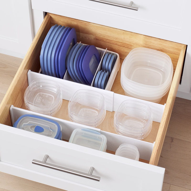 YouCopia® YouCopia® ReStickable™ Deep Drawer Dividers, Kitchen Organizers for Utensil and Tool Storage (Set of 2)