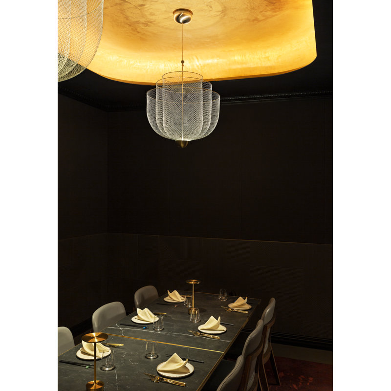 Meshmatics 1 - Light LED Chandelier, Small