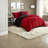 Plush Sherpa King Bedding Sets, Polyester Rustic Style For Home