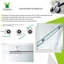 57.75" - 59"W x 75"H Sliding Frameless Shower Door
