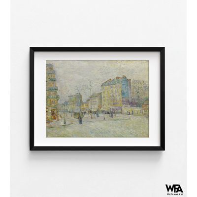 «Boulevard De Clichy» par Vincent Van Gogh, impression de vue de la ville, impression colorée de Van Gogh, impression de la ville de Van Gogh, art mural, art de style Van Gogh