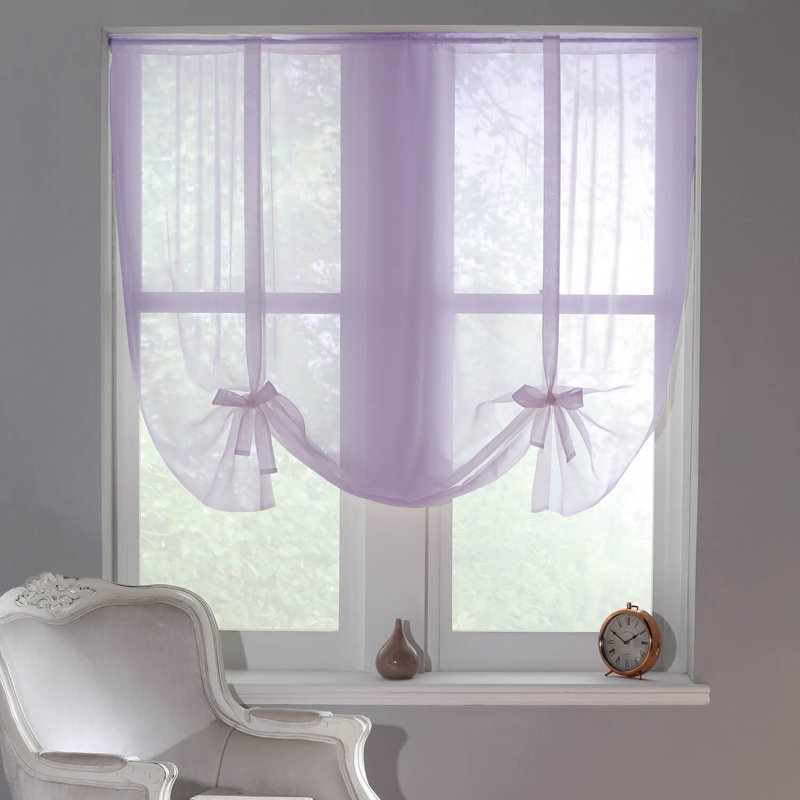 Sedgewick Sheer TIED BLIND Single Panel, Violet