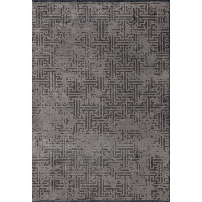 Rapture Gray Camouflage Luxury Area Rug
