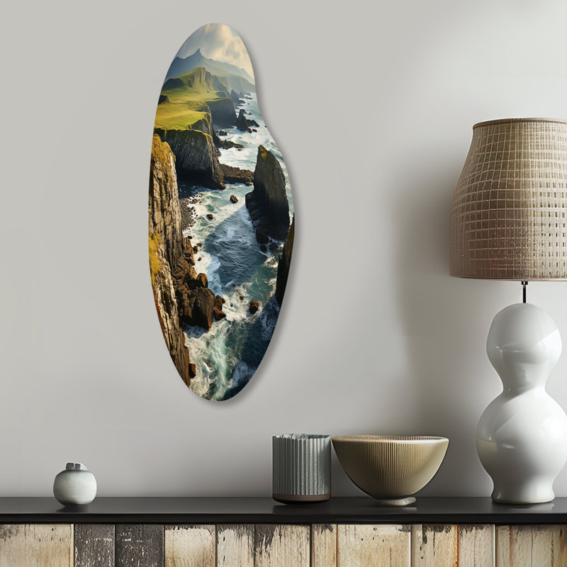 Reveles - Décoration murale irlandaise en métal, H 30 po x l 11 po