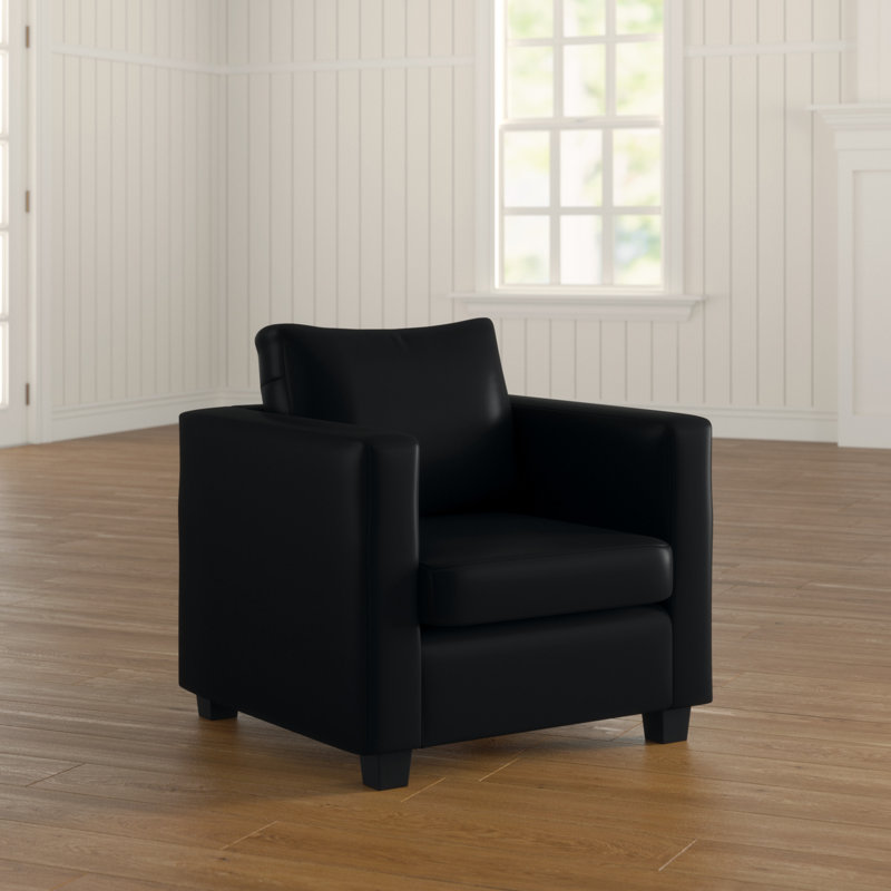 Mercersburg Upholstered Armchair, Black