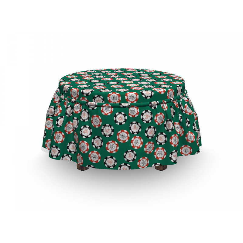 Box Cushion Ottoman Slipcover
