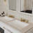 Widespread Double Handle 3 Hole Bathroom Faucet-107545211
