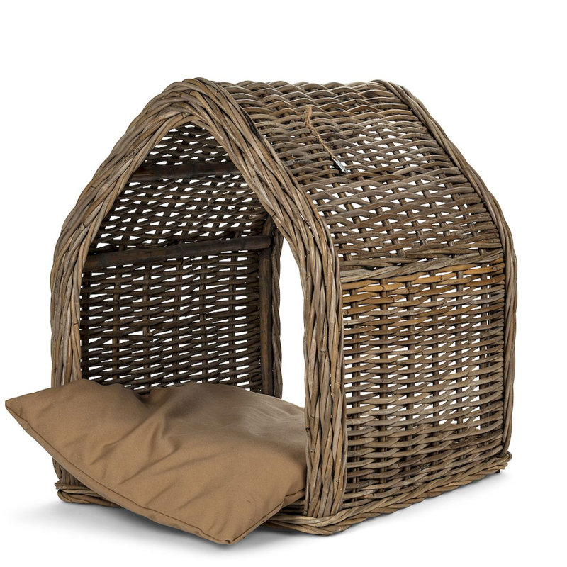 Orthopedic Wicker Pet Bed
