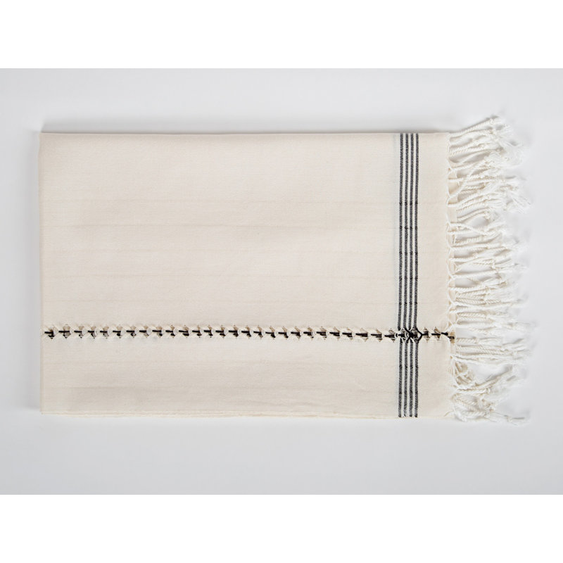 Serviette de plage Sharpe 100% coton, Beige