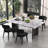 Modern Boucle Dining Chairs Teddy Upholstered Dining Room Chairs Kitchen Chair With Metal Legs Mid Century Modern Chair For Dining Room, Kitchen-156552842-156552833-156552832