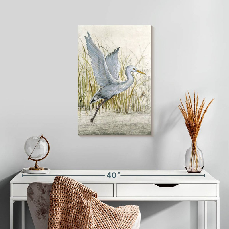 Brampt Heron Sanctuary I, 24" H x 16" W