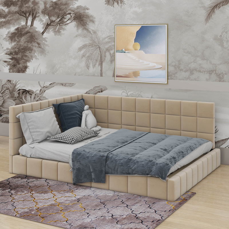 Full Size Upholstered Daybed Bed