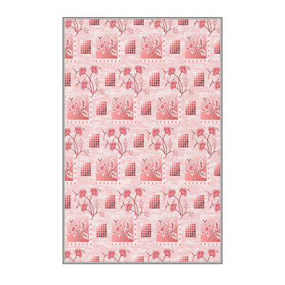 Premium 3D Printed Area Rug, 4.6 x 6.6 Feet, 100% Polyester, Antibacterial, Non-Slip PVC Felt Bottom | 8 mm Pile Height, Machine Washable, Durable & Stylish for Living Room, Bedroom, & Home Décor