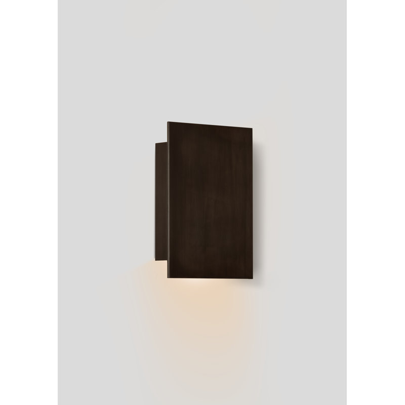 Tersus 1 - Light LED Outdoor Flush Mount, Antique Bronze, 3000K