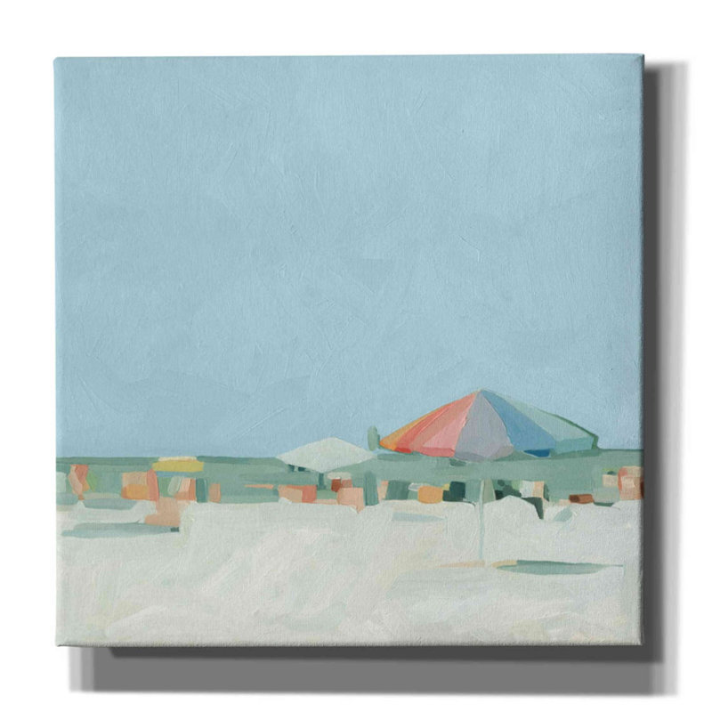 «Summer Palette II» par Emma Scarvey, art mural sur toile, H 37 po x l 37 po x P 1,5 po